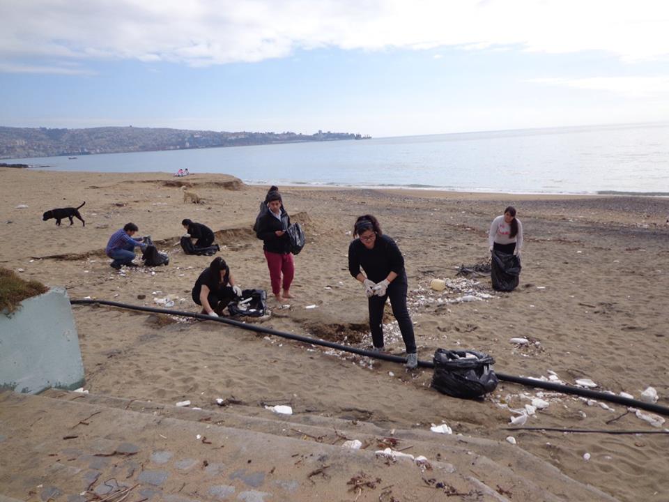 Limpieza de playas organizada por el Centro de Estudiantes